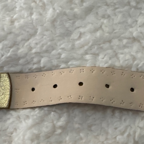 Gold and Silver Western Style Belt - Picture 3 of 4